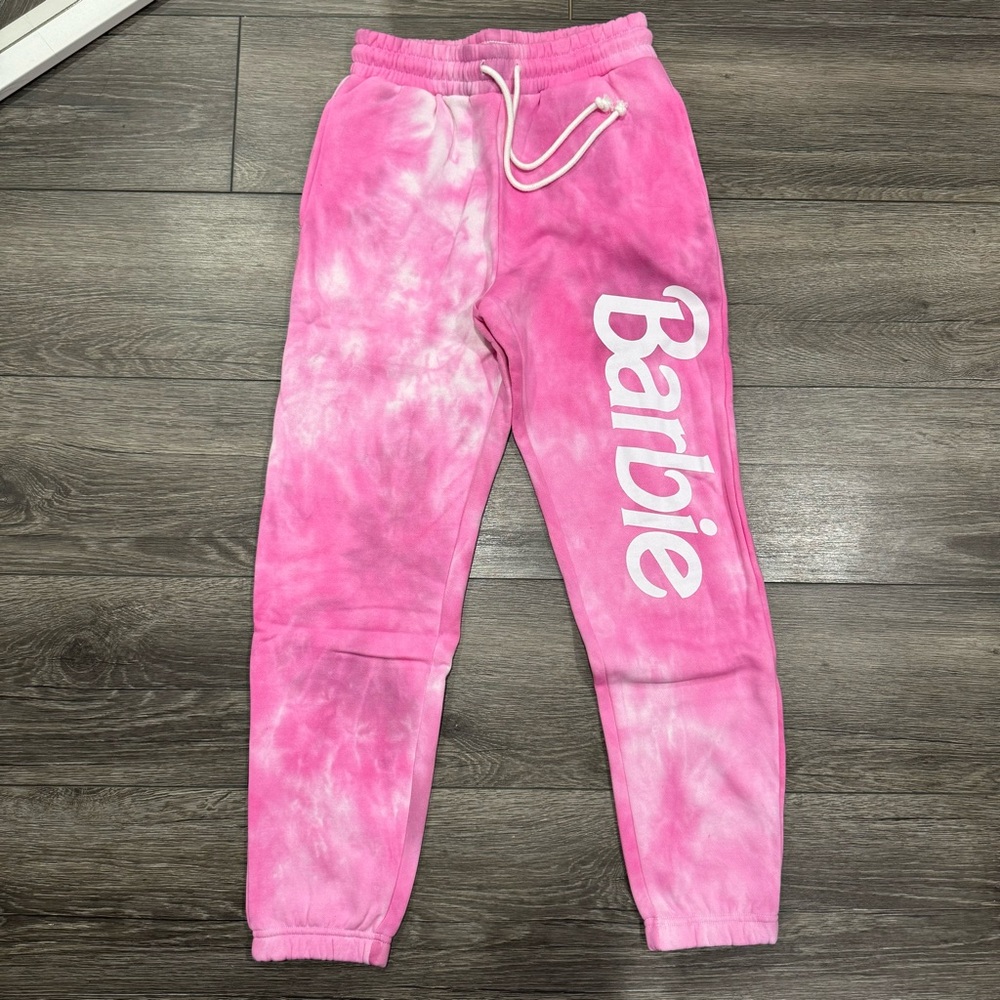 Forever 21 Barbie Pink Tie Dye Sweatpants Size Small